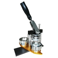 Ensemble de machines à autocollants pour réfrigérateur en forme de coeur: 57*53mm Love Magnet Making Machine + Cutter de même taille + 100pcs Magnet Materials