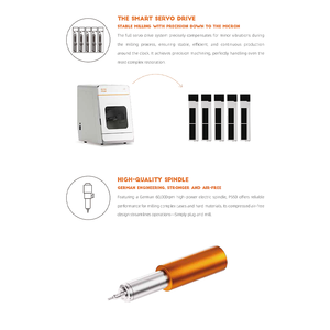 Giá tốt chất lượng cao p55d 5-trục nha khoa thiết bị phòng thí nghiệm CAD cam phay Máy cam phần mềm Zirconia điện máy móc - Product Image 5