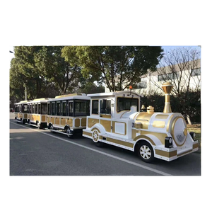 Equipo de Parque de Atracciones eléctrico para 40 personas, tren turístico sin rieles - Product Image 6