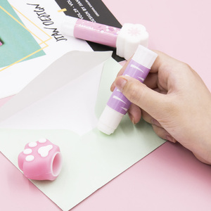 Haute Qualité Non-Toxique PVA Bâton De <span class=keywords><strong>Colle</strong></span> PVP École/Bureau Outils 9g Bâton de <span class=keywords><strong>Colle</strong></span> Blanc avec mignon top pour les étudiants - Product Image 6