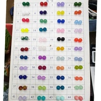Harga Pabrik Manik-manik Giok Berbagai Warna 10MM Bulat Manik-manik Lepas untuk Pembuatan Gelang DIY Desain Perhiasan