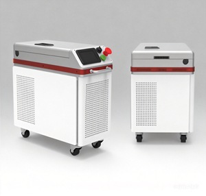 Equipo de Limpieza Láser de Fibra Portátil de Grado Industrial 50-500W para Eliminación de Pintura en Acero Inoxidable, Aluminio y Madera, y Limpieza de Juntas de Soldadura - Product Image 1