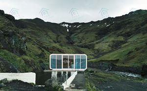 Casa prefabricada מיכל קטנטן קסה tong בית קפסולות tong בקתת תפוח פופולרי - Product Image 6