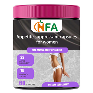 Vente directe usine – Capsules coupe-faim pour femmes au safran, thé vert et berbérine HCI – 60 capsules/flacon – Pour un poids sain - Product Image 5