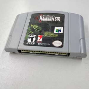 <span class=keywords><strong>Tom</strong></span> Clancy's <span class=keywords><strong>Rainbow</strong></span> <span class=keywords><strong>Six</strong></span> (EE. UU.) para Nintendo N64 Consola Sistema de videojuegos Tarjeta de cartucho - Product Image 3