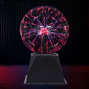 3/4/5 Inch Magic Plasma <b>Ball</b> Lamp <b>LED</b> Atmosphere Night Light Only Touch Sensitive Glass Plasma Light Bedroom Decor Kids Gifts - Product Image 4