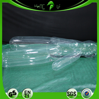 Costume gonflable transparent Hongyi, simple couche en PVC, pour cosplay