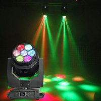 Botai petite taille 7x40w 4 en 1 Rgbw œil d'abeille Led lumière de tête mobile faisceau lavage Zoom Led lumière de scène
