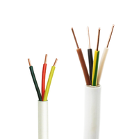 NYM BVV H05VV-U 1.5mm 2mm 4mm 6mm inti untai tunggal kawat kabel tembaga Pvc kawat listrik untuk rumah