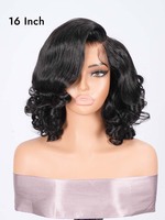 Perruque en cheveux humains bouclés rebondissants C Part, fermeture en dentelle HD 5x7, sans colle, pré-stylisée, densité 250, 16-26 pouces, prête à porter pour femmes noires