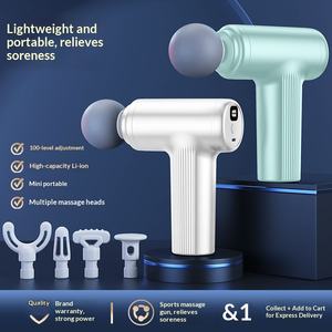 <span class=keywords><strong>Mini</strong></span> Pistola de Masaje Fascial, Masajeador Muscular para el Hogar, 100 Eléctrico, Pantalla LED Inteligente, Pistola de Masaje para Cuello, Batería Integrada - Product Image 2