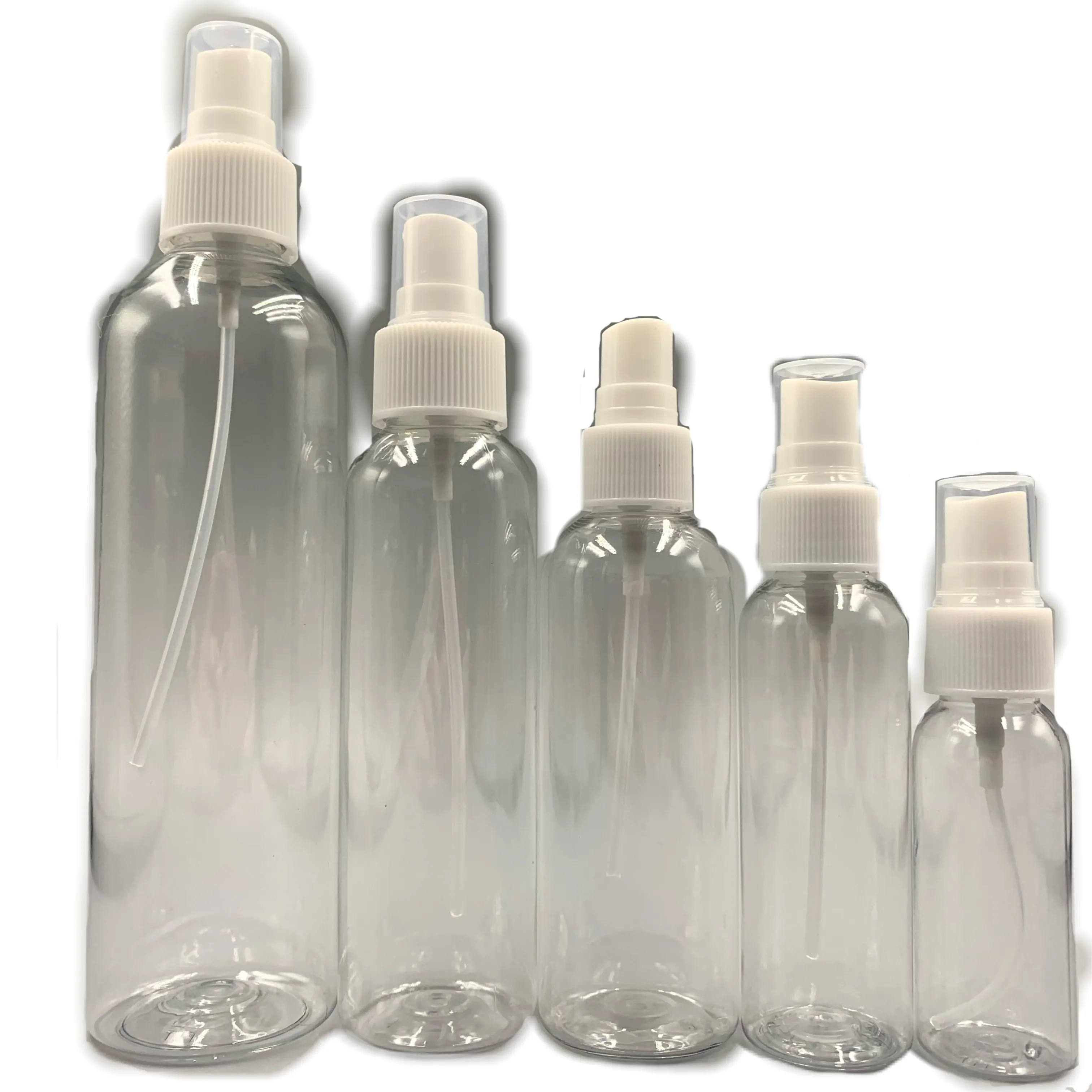 5ml 10ml 30ml 50ml 60ml 100ml Empty Small Clear Pet 4oz Spray Bottle Face Mist Transparent Plastic Chloroform Spray Bottle