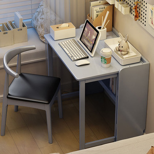 Escritorio Ergonómico de Madera Maciza con Cajón de Almacenamiento para Apartamentos Pequeños, Escritorio Estrecho de 45 cm para Dormitorio, <span class=keywords><strong>Mesa</strong></span> de Estudio para Estudiantes de 60 cm - Product Image 6