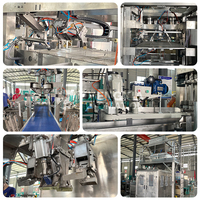 Mesin Pengemas Pakan Ternak 25KG 50KG Mesin Pengemas Kompos Tanah Lini Produksi Palletizing Robotik