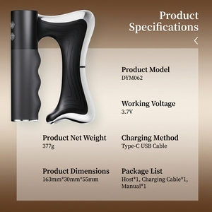 Appareil de massage polyvalent pour la récupération sportive et la thérapie à domicile : grattoir musculaire, micro-courant, chauffage ABS, vibrations haute fréquence - Product Image 4