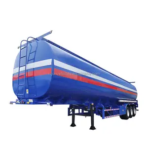 40000-50000L Tri-axle Stainless Steel Milk Tank/fuel Transport Tanker Semi Truck Trailers