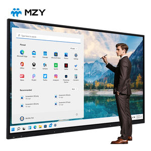 Tableau blanc interactif intelligent multi-touch 4K UHD 40 points avec système d'exploitation Android/Windows, garantie de 3 ans pour une utilisation en classe - Product Image 1