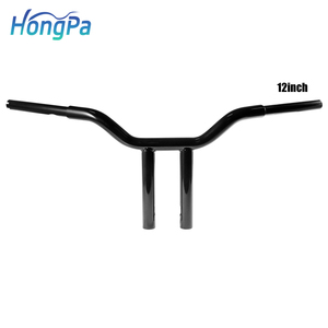 Motorrad Lenker T-Stangen Motorrad 12 "14" Motorrad Lenker Drag Bars für Harley XL883 XL1200 X48 <span class=keywords><strong>Fat</strong></span> Boy Softail Dyna - Product Image 2