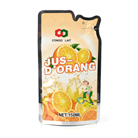 Machine de remplissage de jus en sachets doypack en plastique avec bec verseur et paille intégrée pour emballage personnalisé de boissons liquides