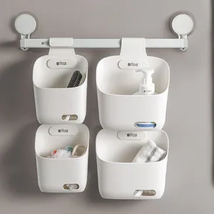 DS1473 Kunststoff Kleinigkeiten Aufbewahrung skorb Schlafzimmer Snack Kosmetik Aufbewahrung organisator Badezimmer Dusche Hänge korb mit Ablauf loch