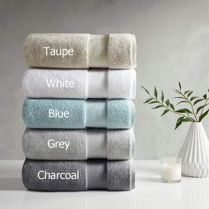 Ensembles de serviettes en coton égyptien de qualité supérieure, luxe hôtelier cinq étoiles, 100% coton éponge, écologiques, brodés, serviettes de bain - Product Image 5