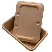 Barquettes jetables en carton kraft pour hot-dogs, vente en gros, boîtes à frites, barquettes à emporter, barquettes aseptiques UV pour snacks