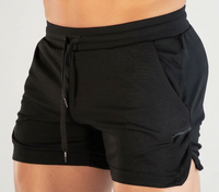 Celana Pendek Pria untuk Gym, Desainer, Bahan Polyester, Celana Pendek Fitness, Lari, Olahraga, dan Gym untuk Pria