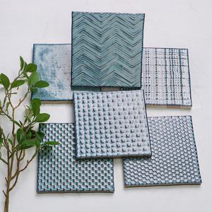 140*140mm de cristal variación <span class=keywords><strong>desigual</strong></span> de porcelana hecha a mano de la pared de azulejos portugueses azul para el hogar moderno Bar decoración Interior - Product Image 3