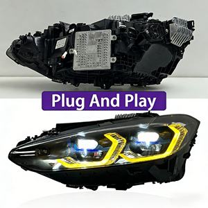 Nouveaux phares laser DRL bicolores jaune et blanc 6000K 12V 36W 6000 lumens pour BMW Série 4 G22/G23/G26 M4 - Product Image 3