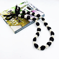 Collier Hawaïen en Noyaux de Kukui Naturels de Haute Qualité, Design Unique, Accessoire Perlé pour Filles et Femmes, Idéal pour les Vacances d'Été à la Plage