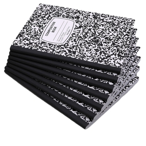 Marble Style Hard Cover Wide Ruled Composition <strong>Notebook</strong> 100 <strong>Sheets</strong> College Ruled <strong>Notebooks</strong> for School Journal Office Supplies - Product Image 3