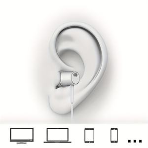 Audífonos Intrauditivos con Cable Tipo-C Blancos de Calidad Premium <span class=keywords><strong>Evolve</strong></span>, Diseño Sostenible para MP3/Teléfono Móvil/Tableta/Portátil/Audio - Product Image 5