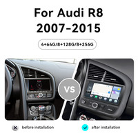 Radio Mobil MOOKAKA Android 15.0 untuk Audi R8 2008-2015 Layar OLED 9 inci USB Wireless CarPlay Android Auto Stereo Pemutar CD