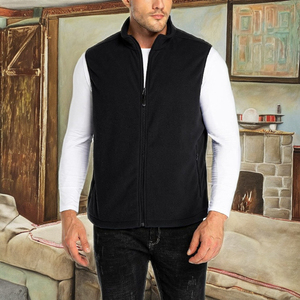 Chaleco de Terciopelo de Doble Cara para Hombre, Cómodo, Transpirable, con Logotipo Personalizado Bordado, Trajes de Invierno - Product Image 2