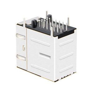 71F-1202GYDZ2NL 2*1 Ports <span class=keywords><strong>RJ</strong></span> <span class=keywords><strong>45</strong></span> Ethernet RJ45 Prise Connecteur - Product Image 4