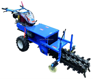 Trancheuse à chaîne automotrice avec moteur diesel <span class=keywords><strong>de</strong></span> 18 CV pour les projets <span class=keywords><strong>de</strong></span> pose <span class=keywords><strong>de</strong></span> câbles et <span class=keywords><strong>de</strong></span> tranchées <span class=keywords><strong>de</strong></span> fibres optiques - Product Image 4