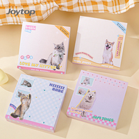 Joytop – Bloc-notes imperméables super mignons à feuilles mobiles 7,6 x 7,6 cm avec boîte de présentation, mémo pour fournitures scolaires, PET + Papier