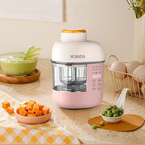 Robot culinaire pour bébé OEM 2026, nouveau modèle, 300W, mixeur pour pâte de riz, bol en verre, chauffe-aliments pour nourrissons, cuiseur lent spécial pour aliments pour bébés, pour la maison - Product Image 1