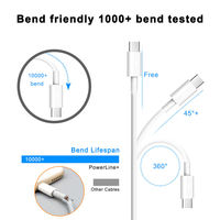 Kabel Data USB-C Kabel Pengisi Daya Cepat Tipe-c untuk Ponsel Android Samsung Galaxy S20 S10 S9 S8 Note 10