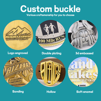 Boucle de ceinture haut de gamme personnalisée en or et argent pour hommes et femmes, commémorative d'événements sportifs, décoration de ceinture