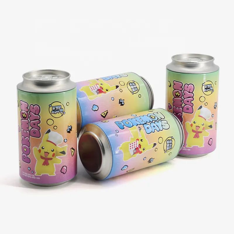 Custom Stash Tin Container Secret Socks Cola Shape Stash Recycled Tin Cans Wholesale Tin Packaging
