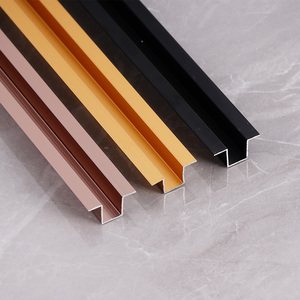 Trang trí đánh bóng hình dạng gạch phụ kiện cạnh TRIM hồ sơ nhôm gạch TRIM cho tường sàn trang trí - Product Image 3