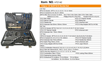 Caja de Herramientas Multifuncional para el Hogar, 142 Piezas, 142+2 Piezas, 129 Piezas, Caja de Herramientas Manuales, Caja de Herramientas para Reparación de Automóviles, Precio de Fábrica