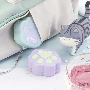 Cute Cat Paw Retractable Folding <b>Cup</b> Creative Cartoon Leak-Proof <b>Reusable</b> Eco-Friendly Plastic <b>Cup</b> Portable Travel <b>Cup</b> - Product Image 3