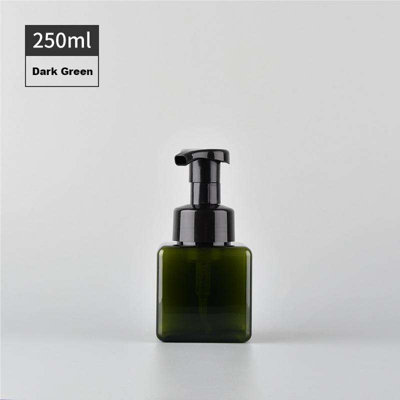 ขวดสีเขียวเข้ม + ปั๊มสีดำ