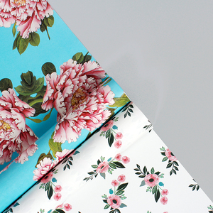 50*70Cm/Tờ Giấy Gói Quà Với Thiết Kế Hoa In Cho Ngày Của Mẹ - Product Image 3