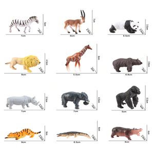 Figuras de Animales Salvajes de Plástico de Alta Calidad, Fabricadas por el Fabricante Original, Juguetes de Simulación de Animales de la Selva, Modelo de PVC - Product Image 3