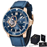 Pagani Design PD-1674 1674 Wasserdichte Automatische Mechanische Armbanduhr Luxus Japan NH39 Uhrwerk Armbanduhr für Herren Reloj + Box