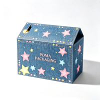 Boîte rigide en forme de maison, boîte cadeau personnalisée à plusieurs tiroirs, boîte d'emballage spéciale en papier pour coffret cadeau cosmétique