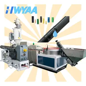 High quality inlaid emitter round drip pipe extruder drip hose production line hose with plastic production machine